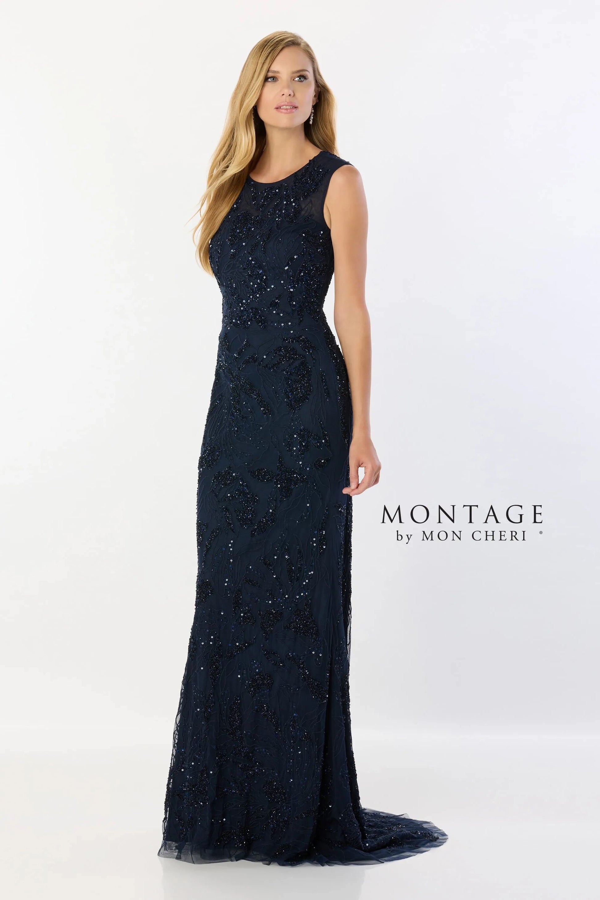 Montage M2239 Formal Long Sequin Evening Dress