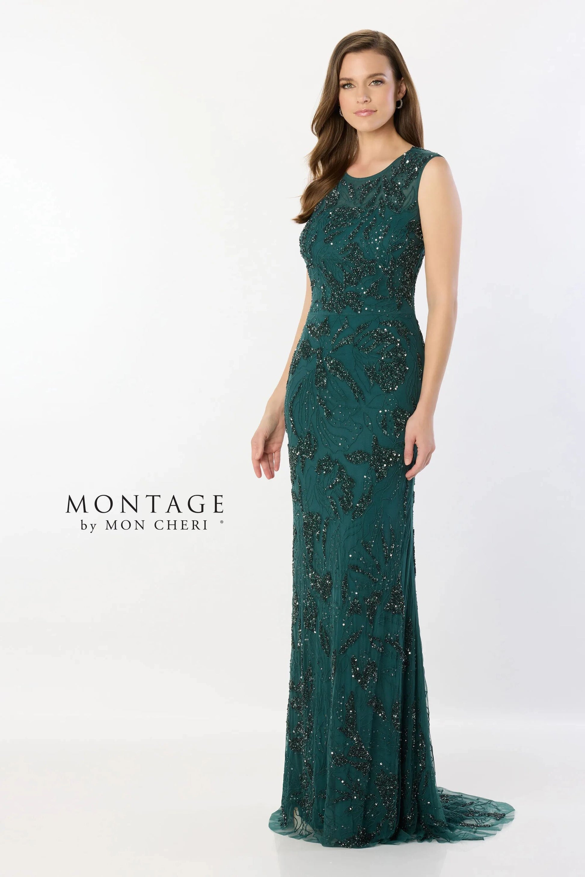 Montage M2239 Formal Long Sequin Evening Dress