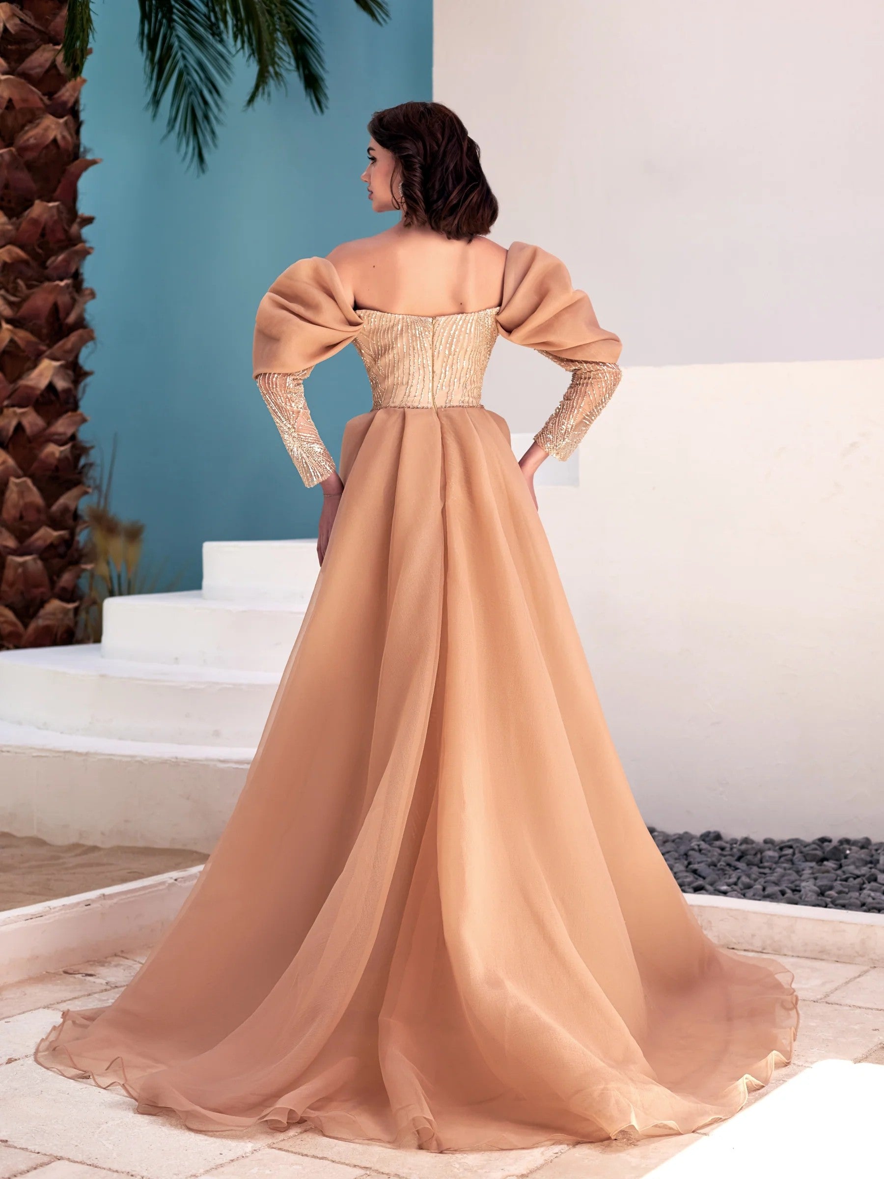 Modessa Couture M22403 Long Formal Mermaid Sequin Evening Prom Dress