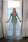 Prom  Dresses A Line Long Formal Sequin Prom Dress Frosty Green