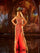 Prom Dresses Prom Long Formal Fitted Slit Floral Dress Misty Rose