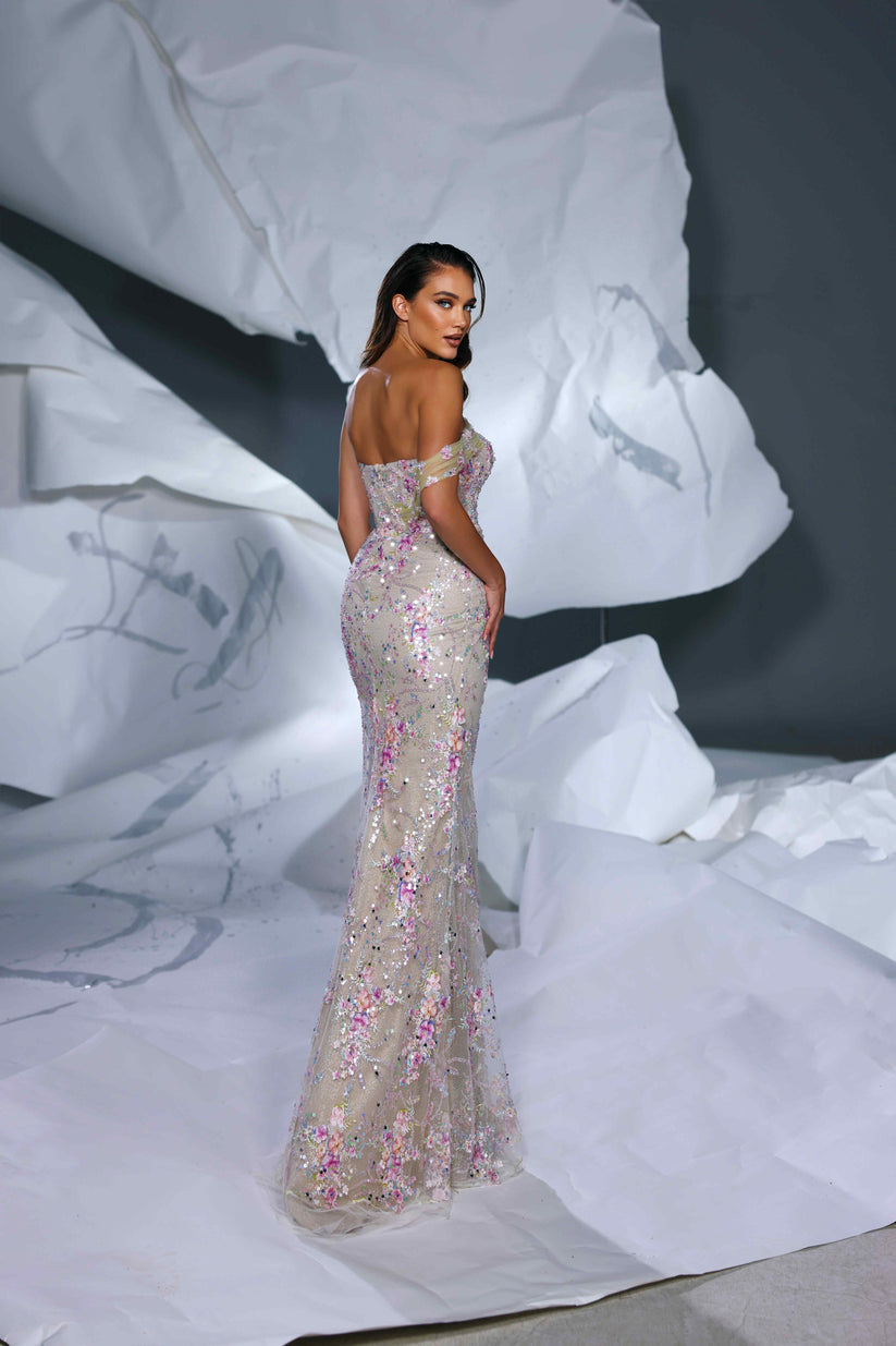 Modessa Couture M24603 Prom Long Formal Beaded Evening Dress