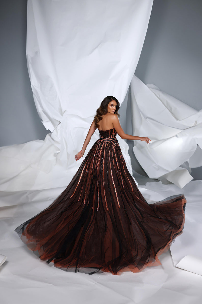 Modessa Couture M24625 Prom Formal Long A Line Evening Dress
