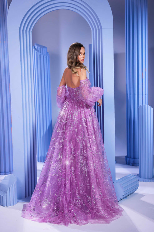 Modessa Couture M24640 A Line Prom Long Beaded Formal Evening Dress
