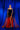 Prom Dresses Long Formal A Line Slit Ombre Evening Gown Black/Orange
