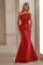 Formal Dresses Beaded Long Mermaid Evening Formal Dress Garnet