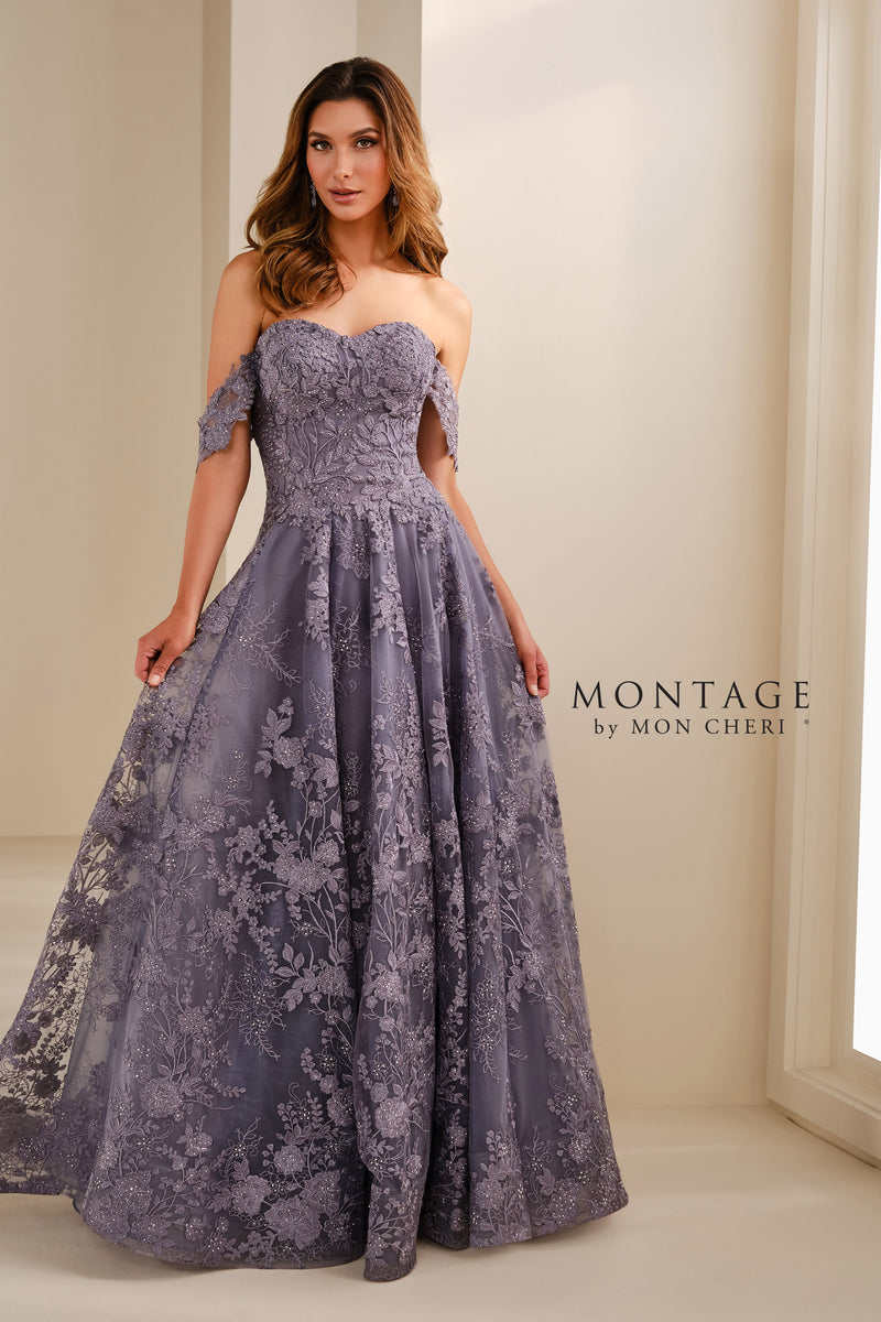 Strapless Dress With Grey Fitted Prom Dress GiGi By La Femme 27683 Long  Island Prom Dresses