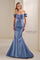 Formal Dresses Long Formal Pleated Mermaid Evening Gown Dusk