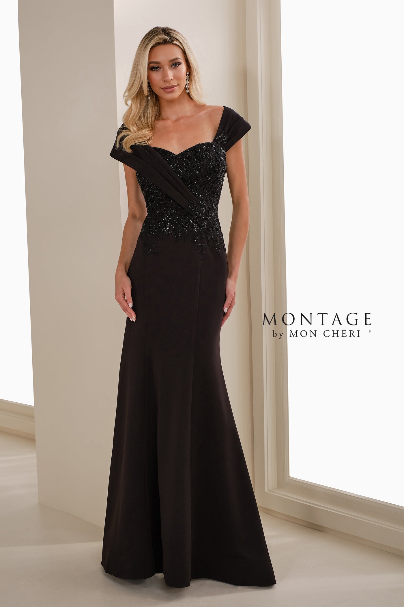 Formal Dresses Long Formal Sequin Lace Evening Dress Black