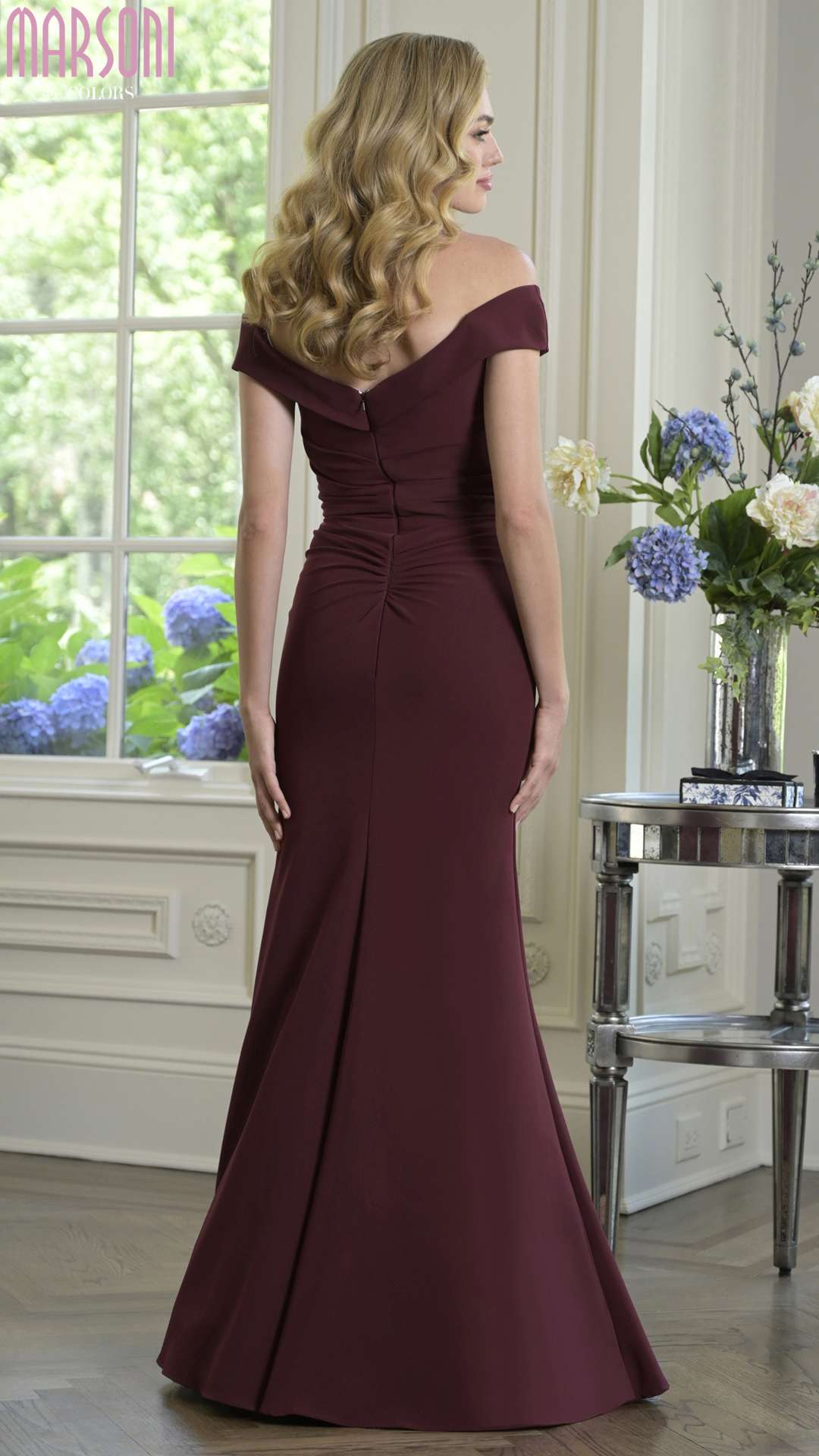 Prom Dresses Evening Long Formal Beaded Mermaid Prom Dress Wine