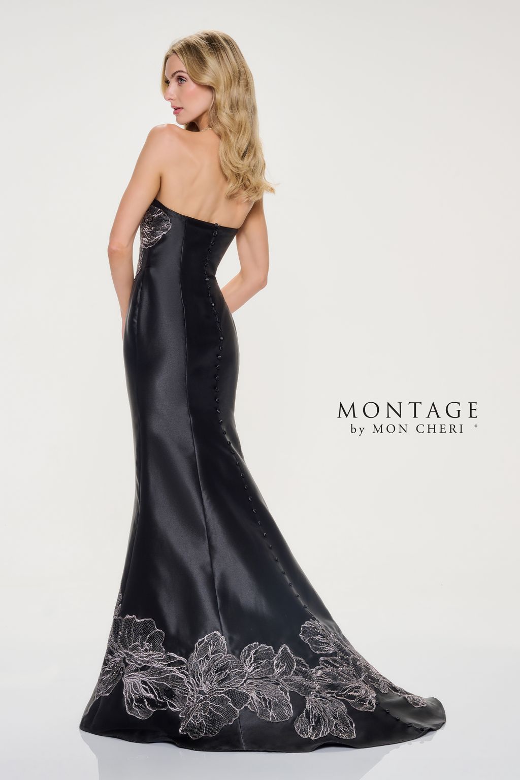 Montage M841 Long Mermaid Lace Formal Dress