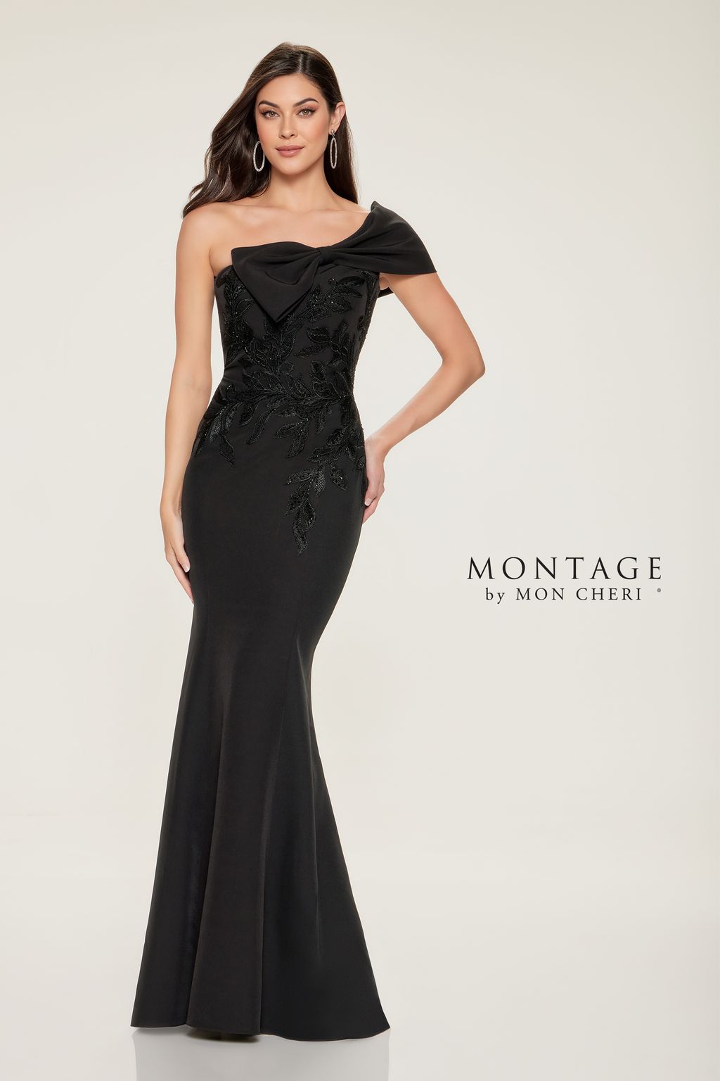 Montage M845 Fitted Long Mermaid Formal Dress