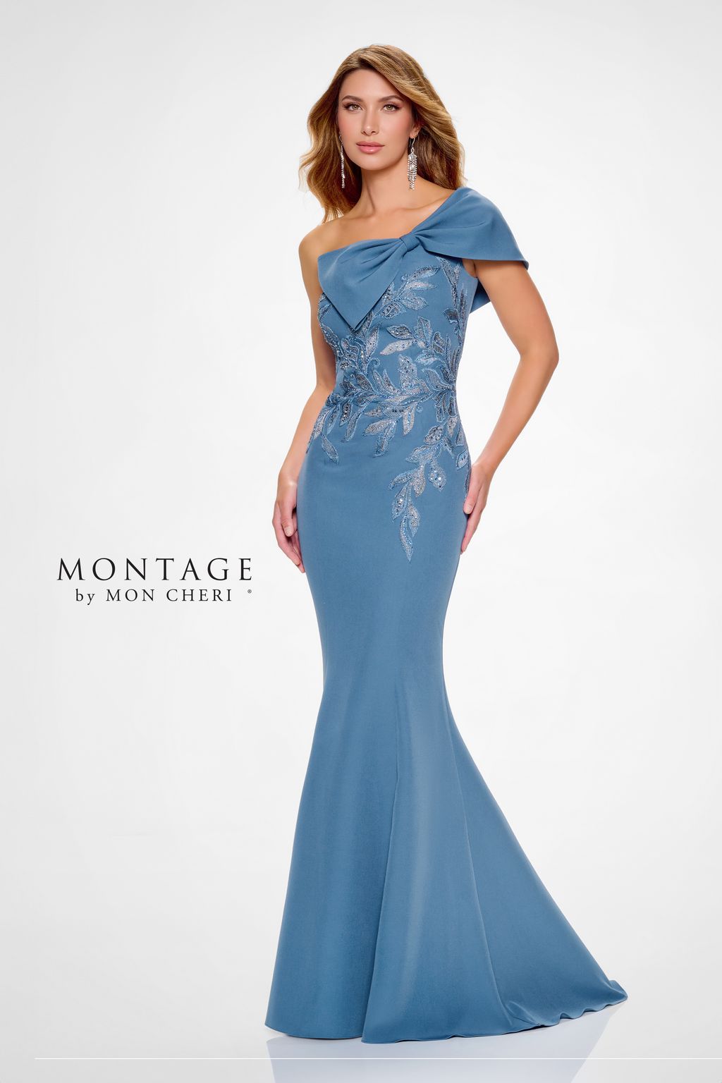 Montage M845 Fitted Long Mermaid Formal Dress