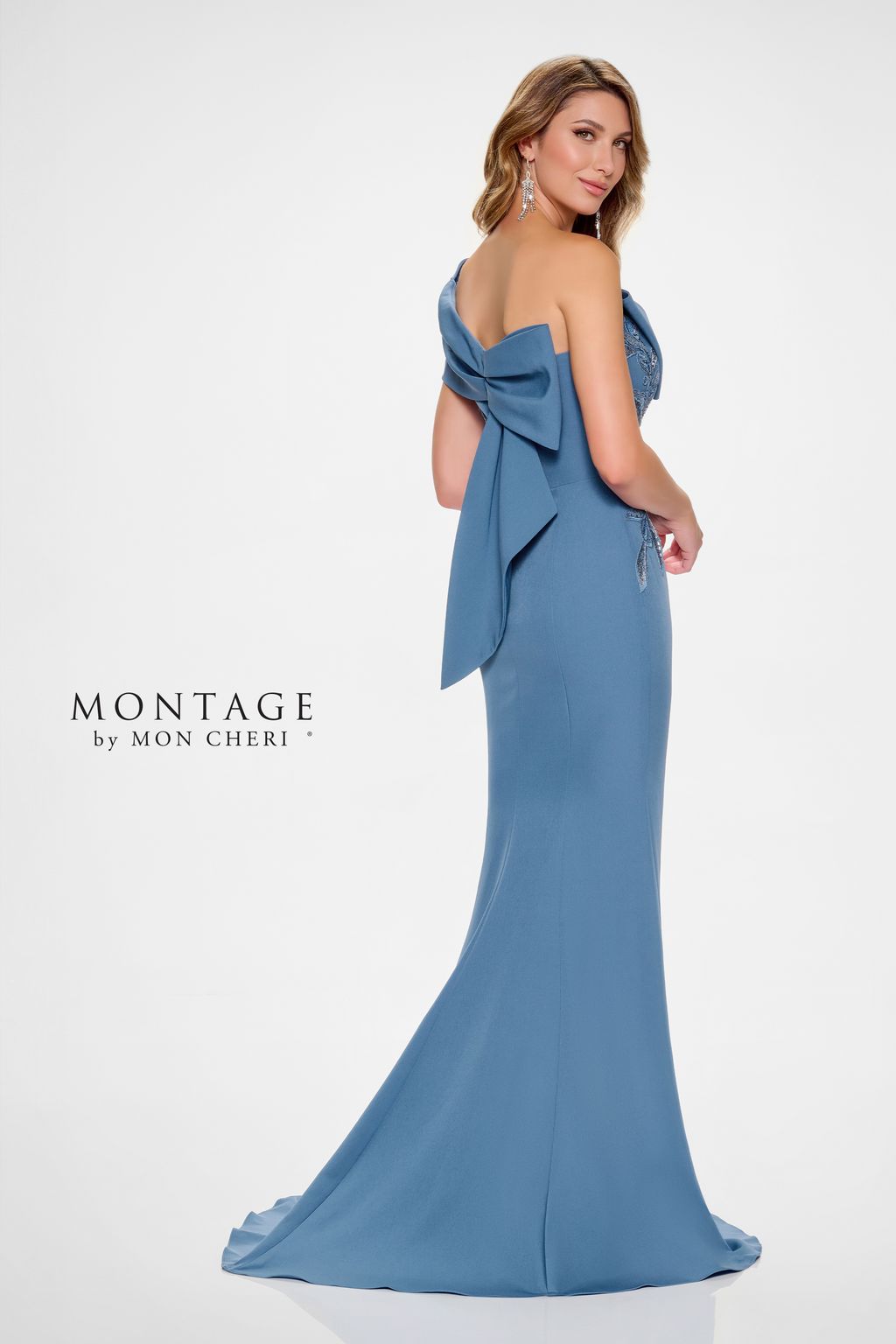 Montage M845 Fitted Long Mermaid Formal Dress