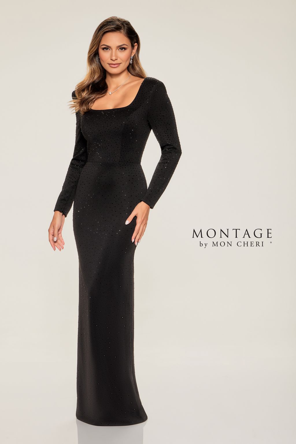 Montage M851 Long Evening Chic Formal Dress