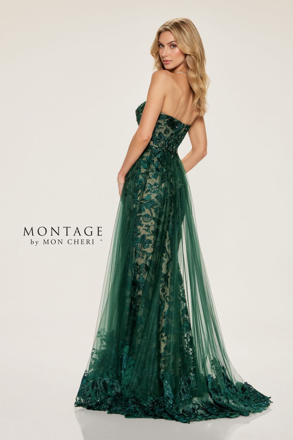 Montage M857 Sequin Long Glitter Mermaid Formal Dress