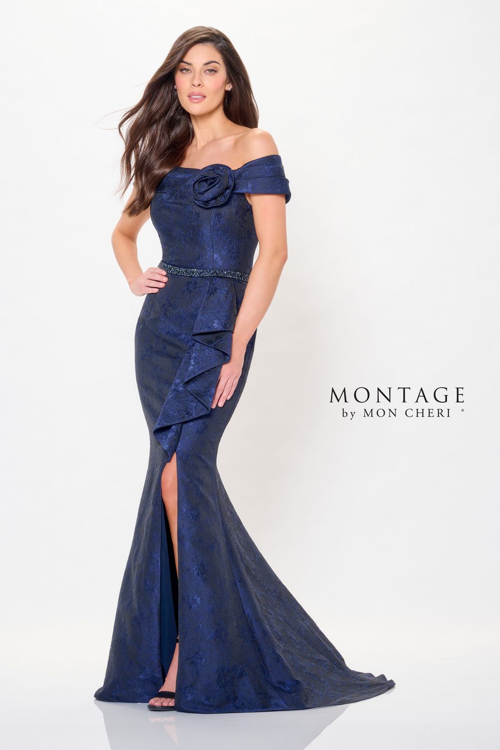 Montage M910 Lone Beaded Evening Formal Dress