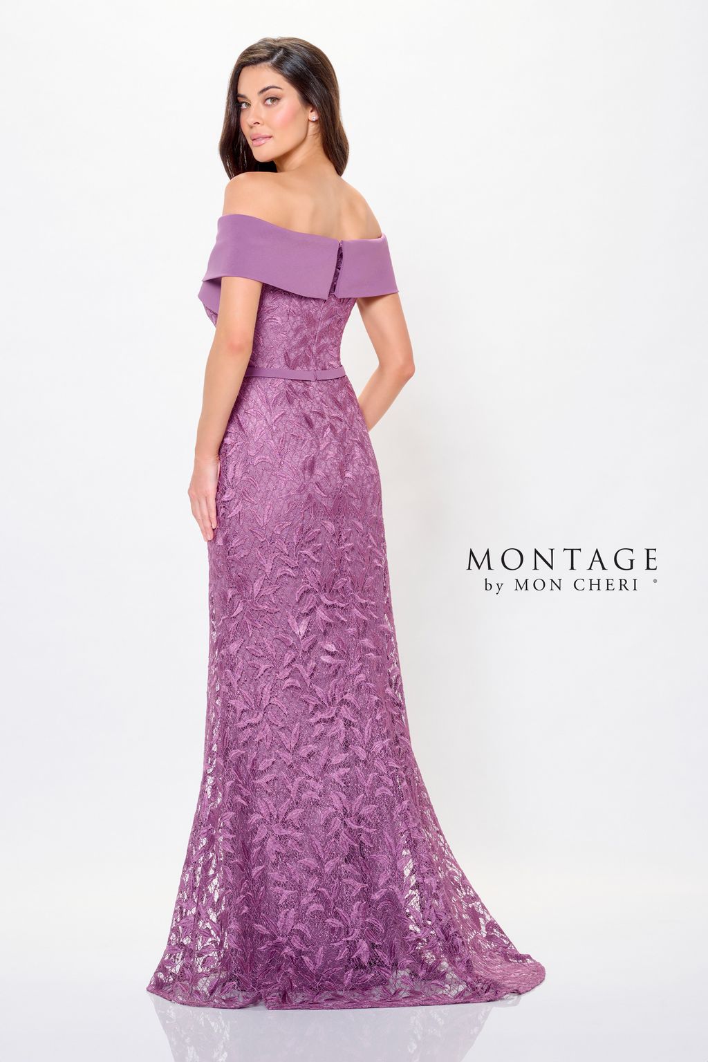 Montage M911 A Line Long Formal Beaded Evening Dress