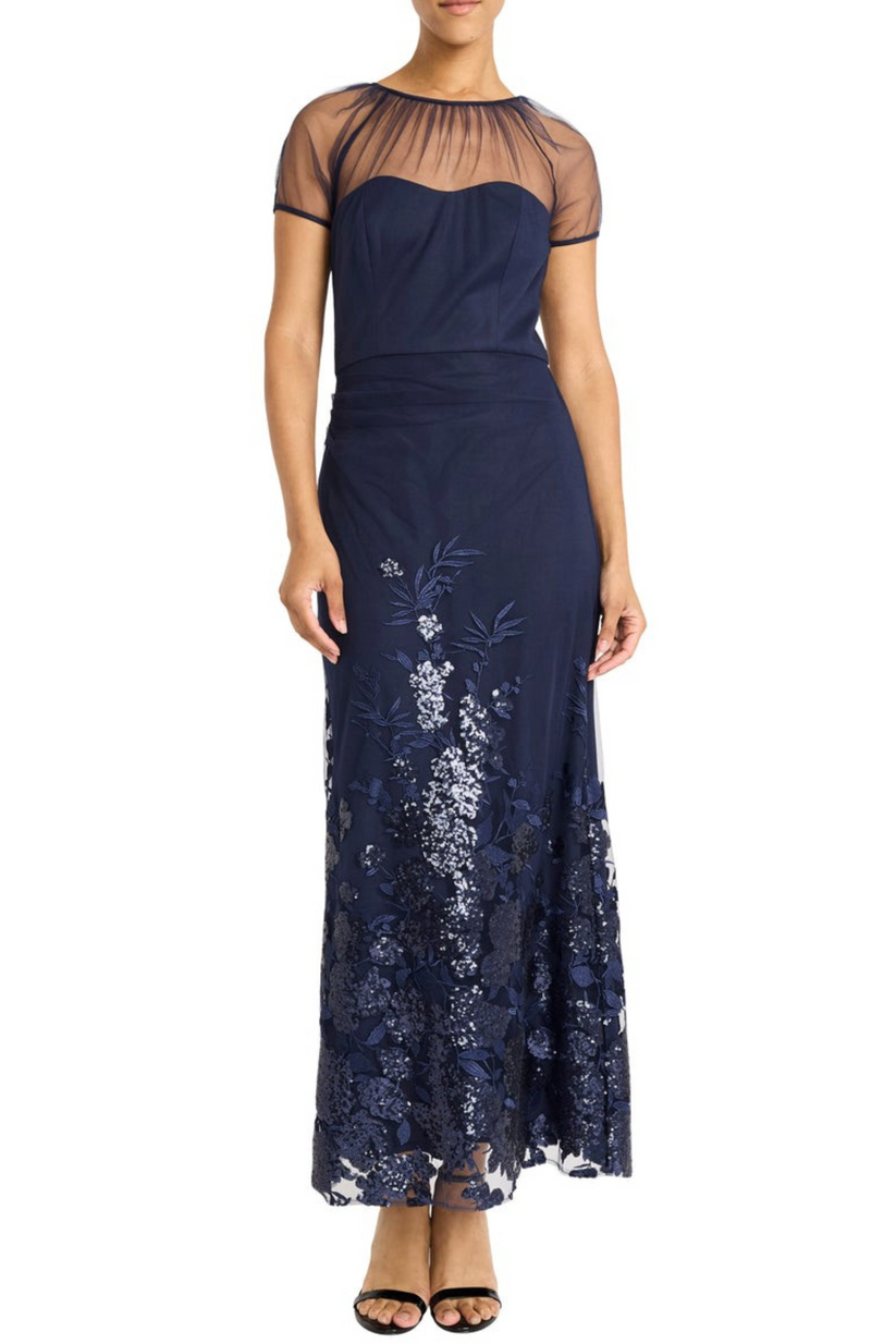 Navy Dress Maggy London G5981M