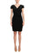 Cocktail Dresses Fitted Short Cocktail Mini Dress Black