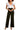 Jumpsuit Long Formal Flutter Sleeve Jumpsuit Blush Black