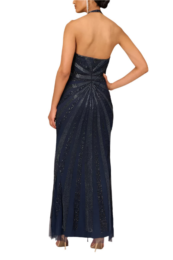 Aidan Mattox MD1E207348 Formal Long Beaded Prom Dress