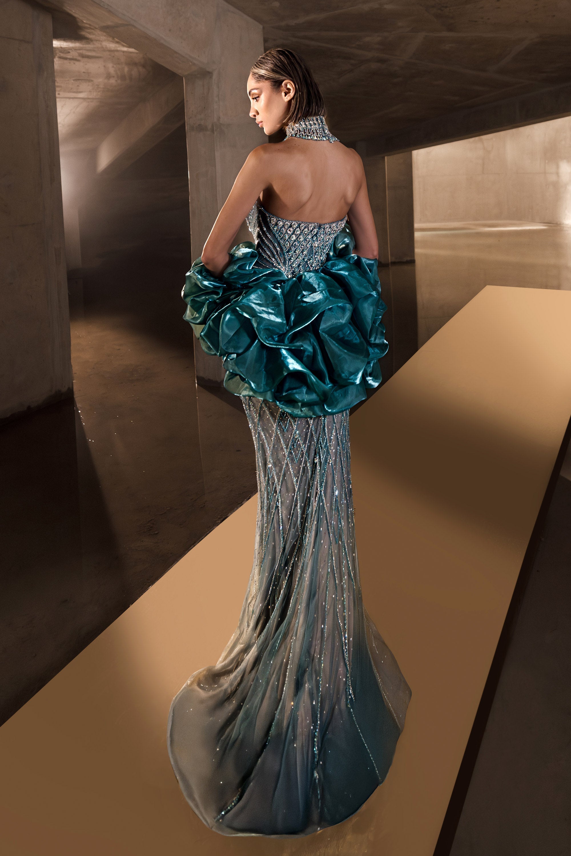 Sweetheart Floor-Length Satin Prom Mermaid Luscious Delia LD11689 Pre Order