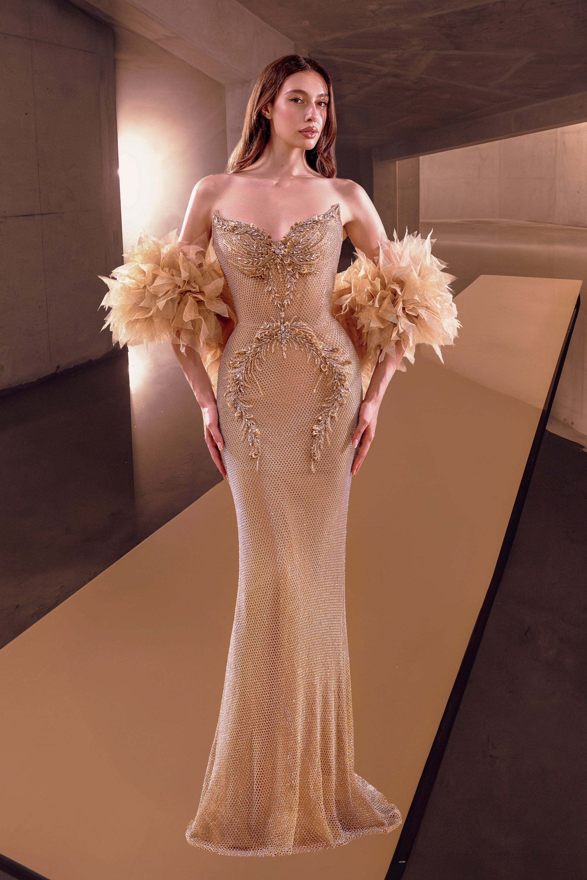 Sweetheart Floor-Length Sequin Prom Mermaid Luscious Delia LD12101 Pre Order