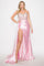 Prom Dresses Long Formal Beaded Corset Prom Gown Dusty Rose