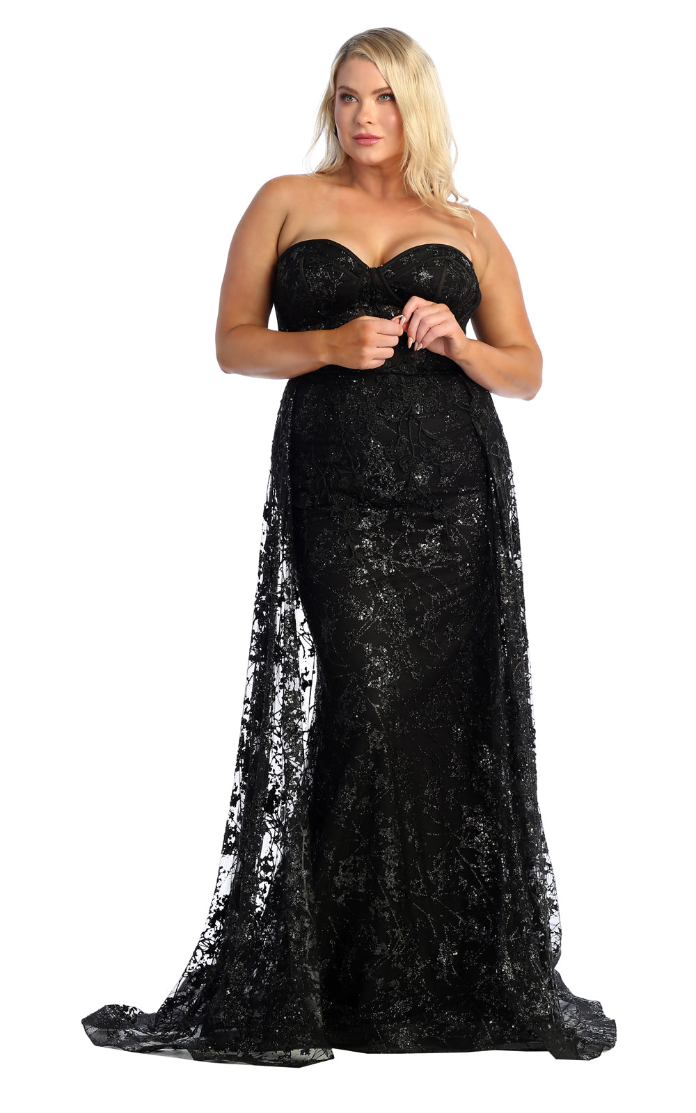 Sweetheart Floor-Length Lace Prom Mermaid May Queen 1837