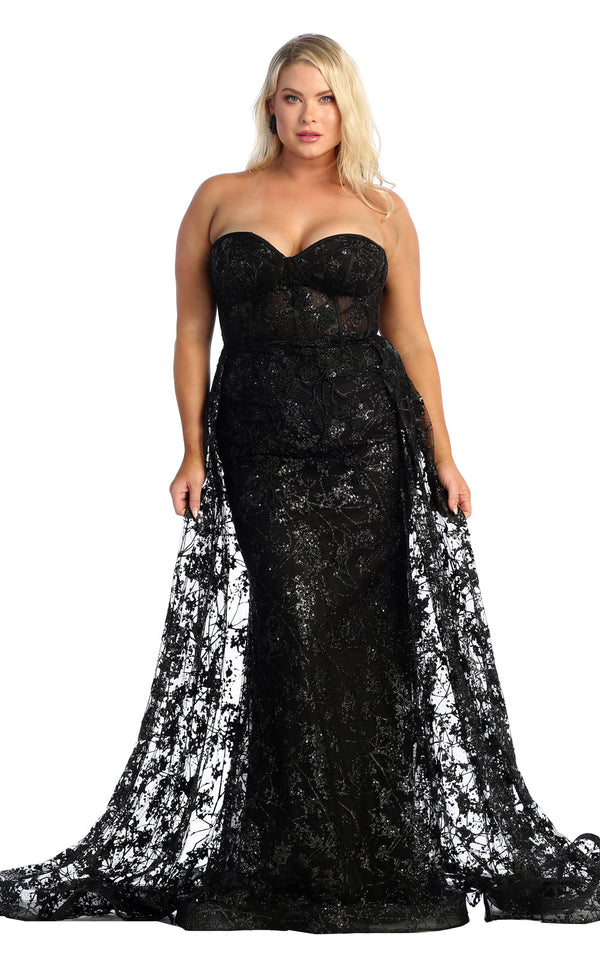 Sweetheart Floor-Length Lace Prom Mermaid May Queen MQ1837