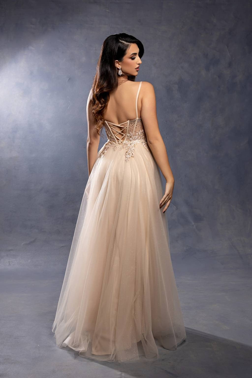 Sweetheart Floor-Length Tulle Prom A-Line May Queen 2209