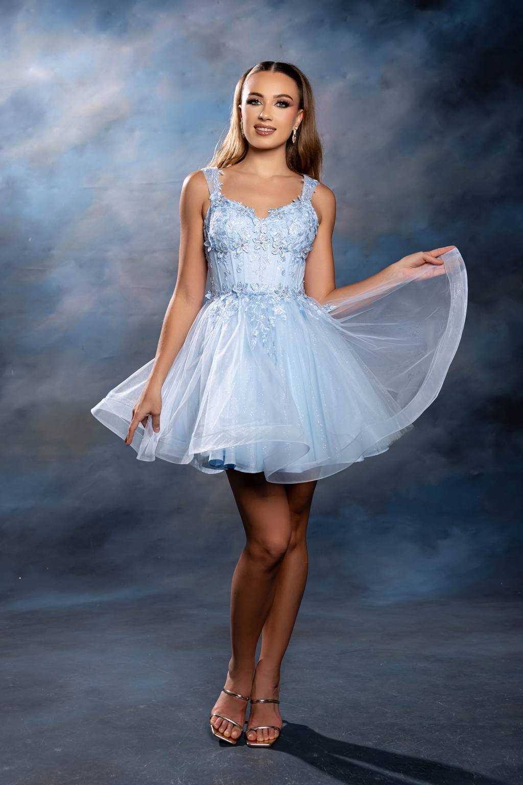 Sweetheart Mini Short Tulle Cocktail A-Line May Queen MQ2225
