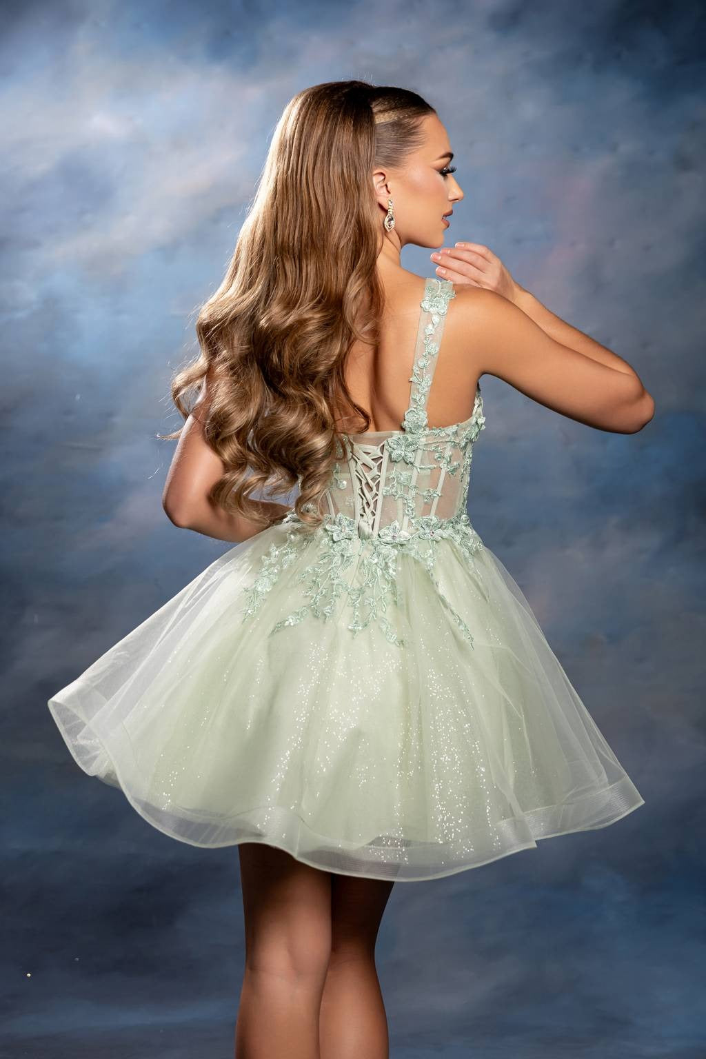 Sweetheart Mini Short Tulle Cocktail A-Line May Queen MQ2225