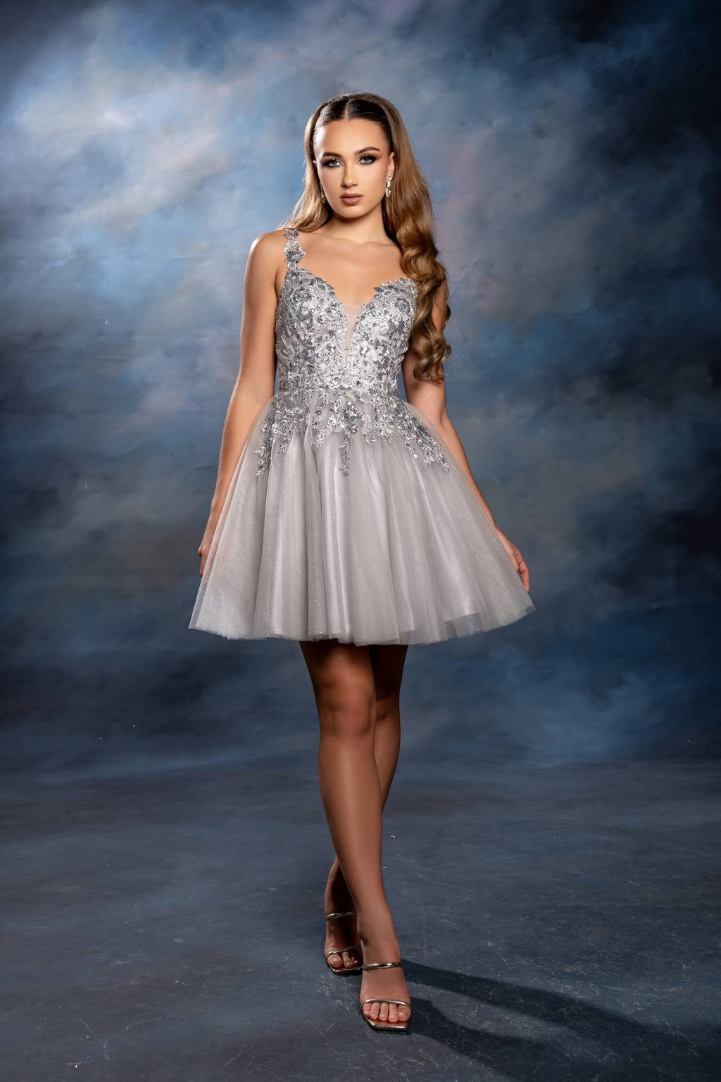 Illusion Mini Short Tulle Cocktail A-Line May Queen MQ2246