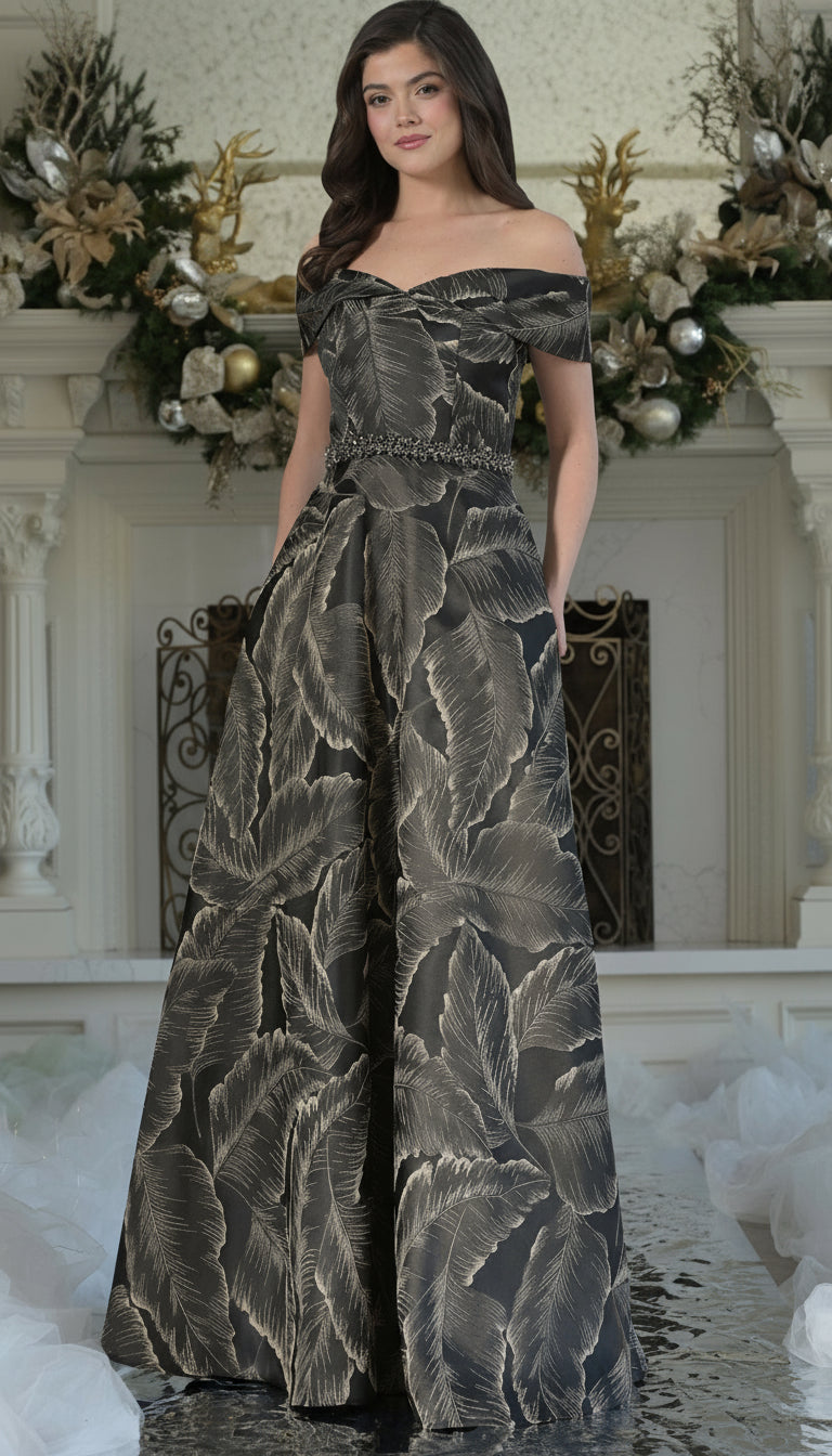 Mother of the Bride Dresses Mother of the Bride V Neck Cap Sleeve A Line Dress Black