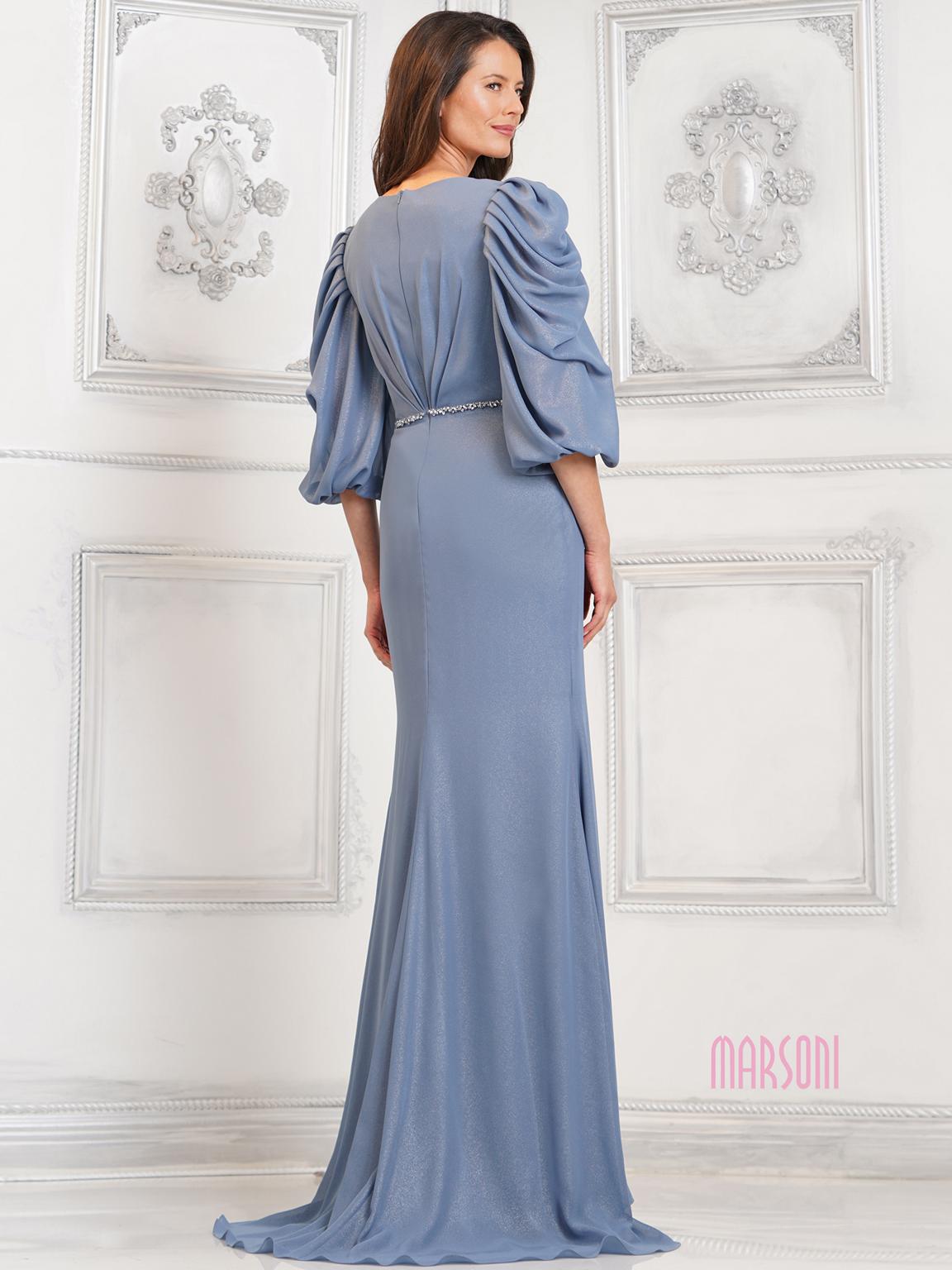 Marsoni MV1287 Long Formal Mother of the Bride Beaded Dress