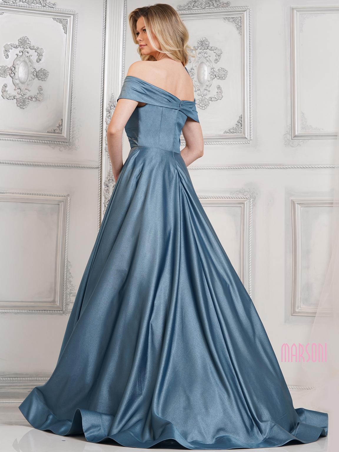 Marsoni MV1288 Long Formal Prom A Line Dress