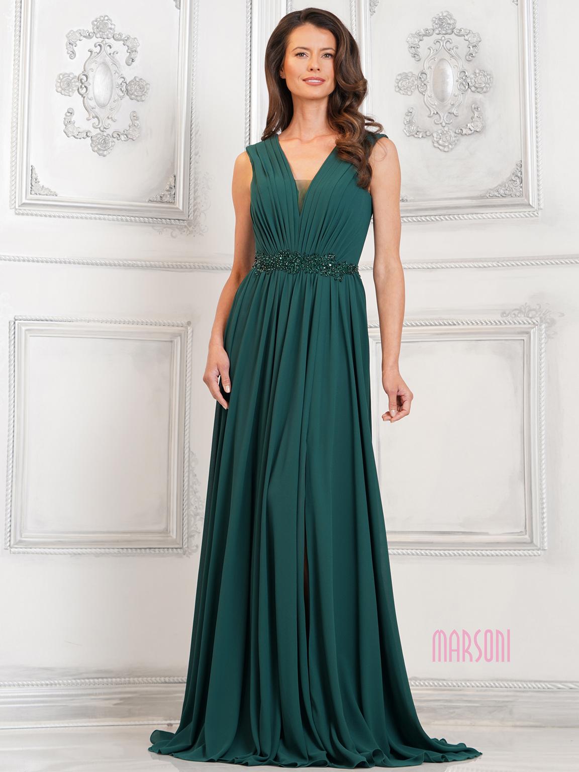 Marsoni MV1292 Long A Line Formal Evening Dress