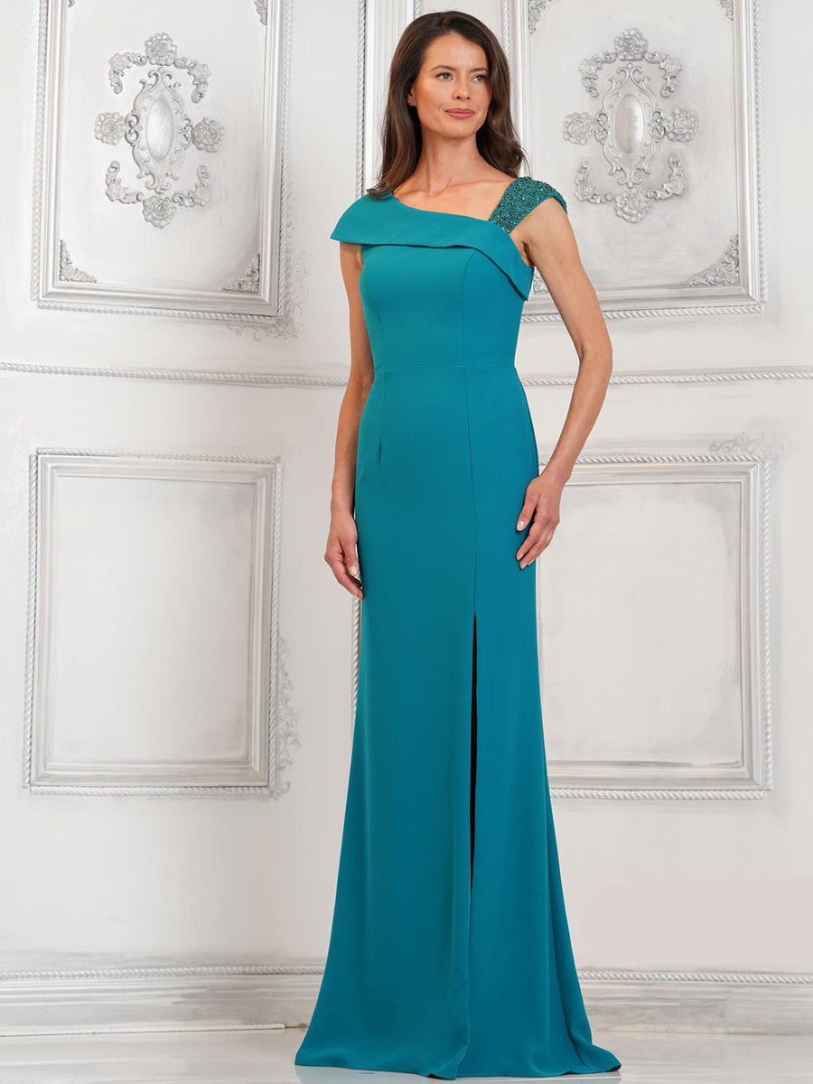 Mother of the Bride Dresses Beaded Mother of the Bride Long Dress Teal Green