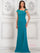 Mother of the Bride Dresses Beaded Mother of the Bride Long Dress Teal Green