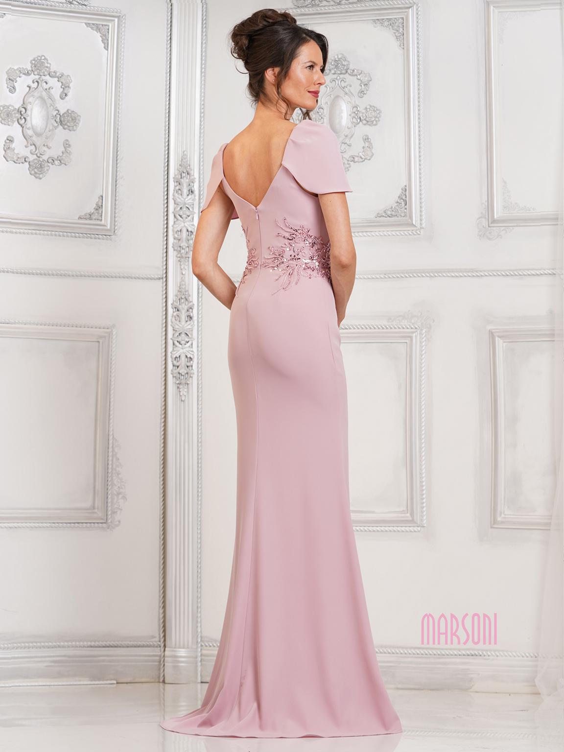 Marsoni MV1297 Long Fitted Mother of the Bride Formal Dress