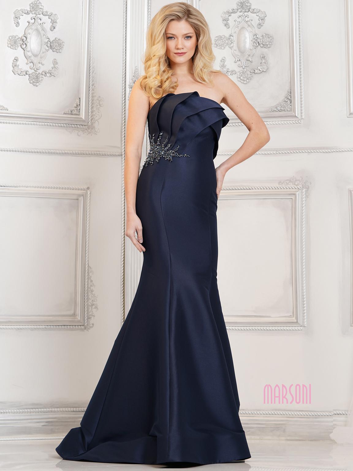 Marsoni MV1308 Long Mermaid Formal Evening Prom Gown