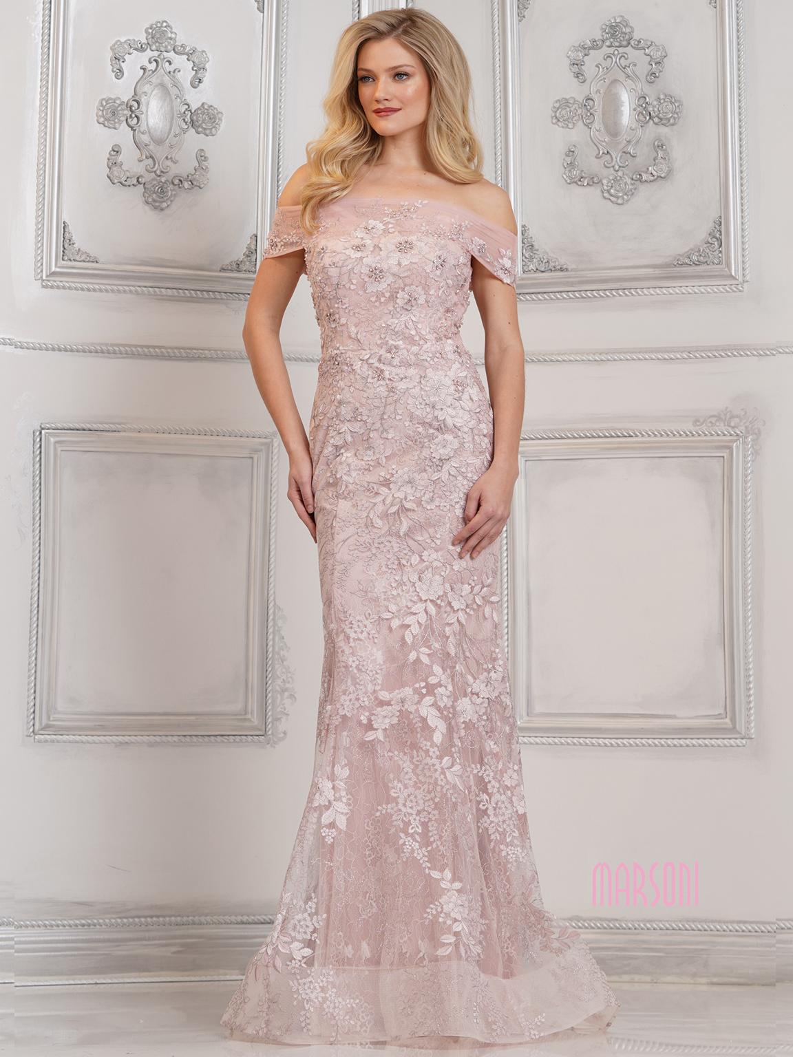 Marsoni MV1313 Long Mermaid Formal Evening Prom Dress