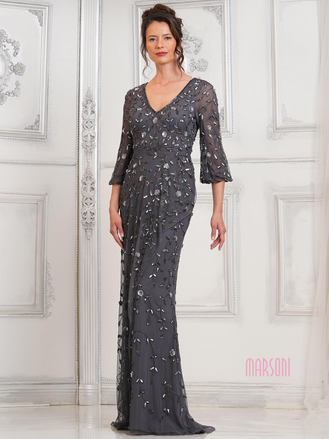 Marsoni MV1320 Long Formal Mother of the Bride Dress