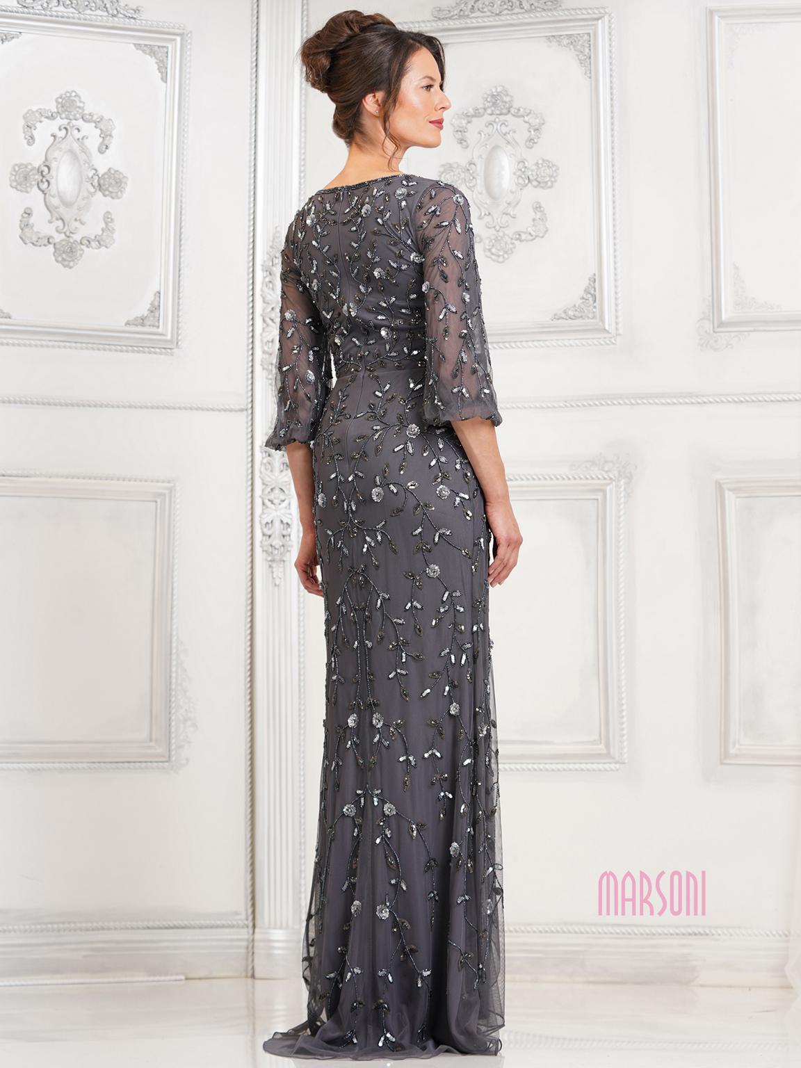 Marsoni MV1320 Long Formal Mother of the Bride Dress