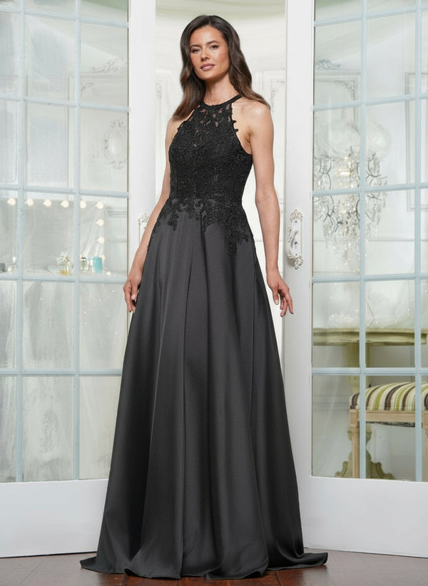 Marsoni MV1329 Long Formal A Line Evening Dresses