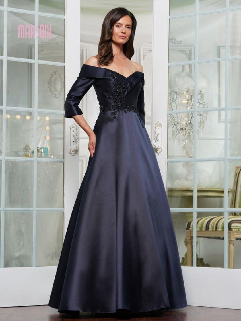 Marsoni MV1336 Long A Line Ball Gown Formal Dress