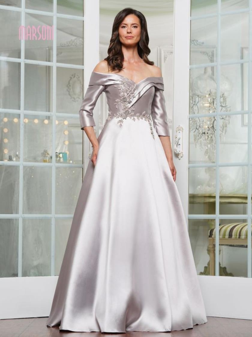 Marsoni MV1336 Long A Line Ball Gown Formal Dress