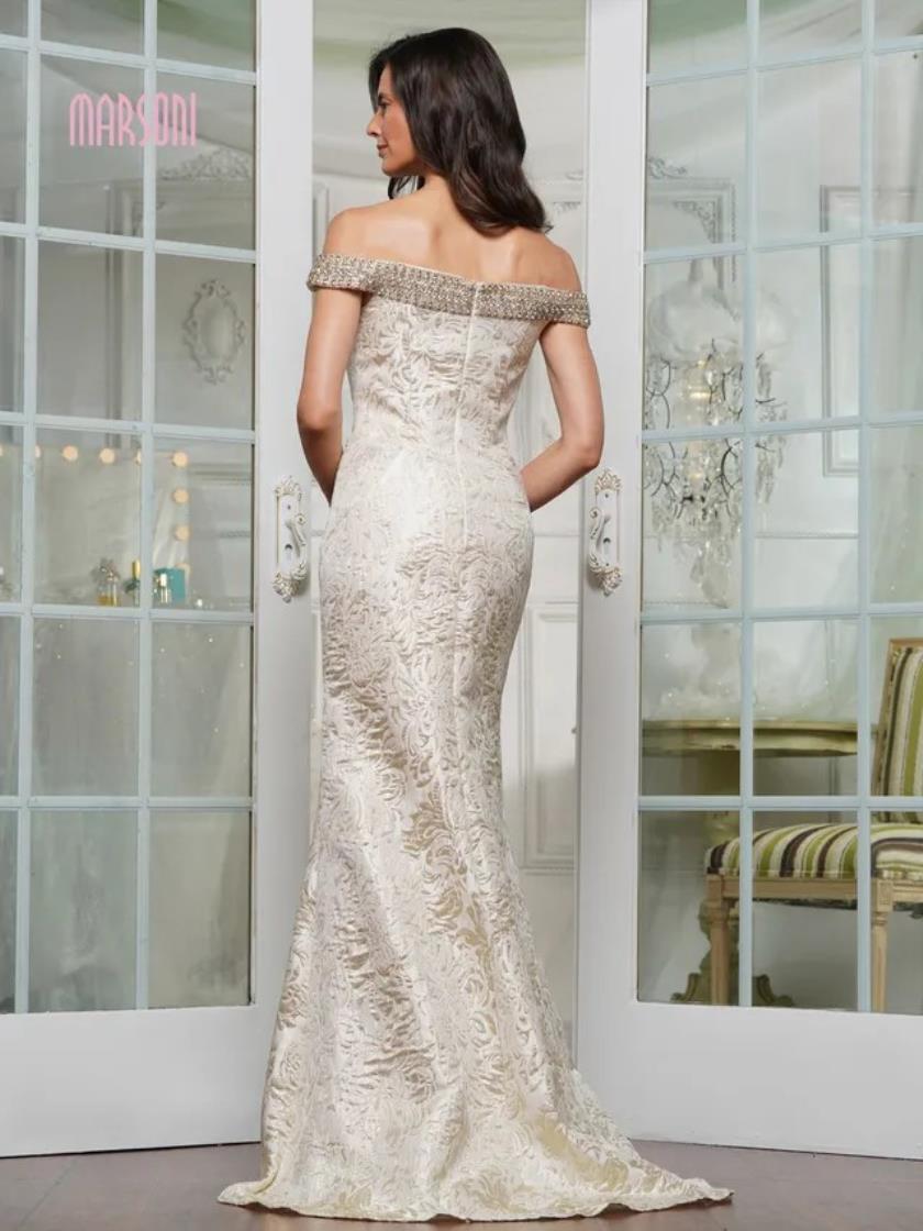 Marsoni MV1346 Long Fitted Formal Dress
